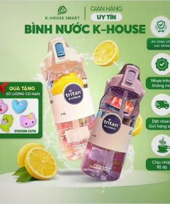 Bình đựng nước dung tích lớn 1500ml/2000ml K- House Smart
