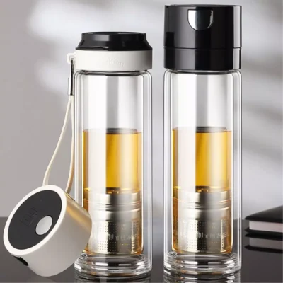 Bình nước thuỷ tinh thông minh VIP 500ml & 600ML K- House Smart