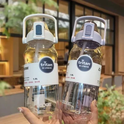 Bình nước dung tích lớn 1500ml/2000ml K- House Smart có chia vạch thể thao tiện lợi