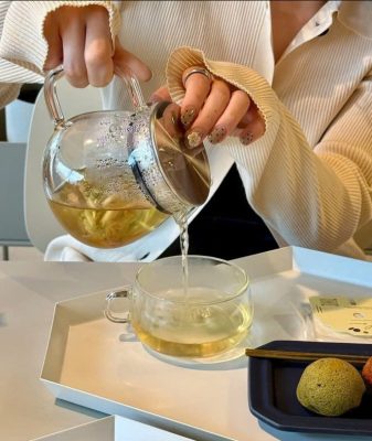 Uống trà sau bữa ăn