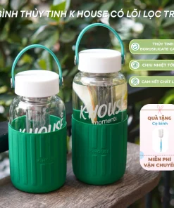 Bình thuỷ tinh k house smart